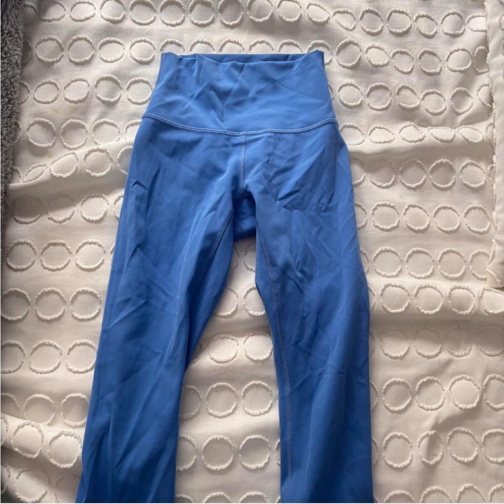 Blue Lululemon leggings size 0